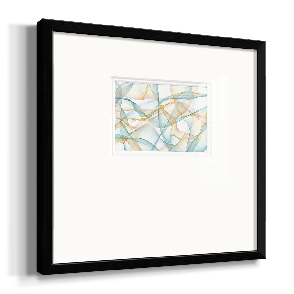 Curves and Waves VI Premium Framed Print Double Matboard