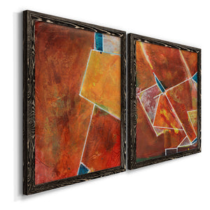 Primary Connection I - Barnwood Framed Canvas Set