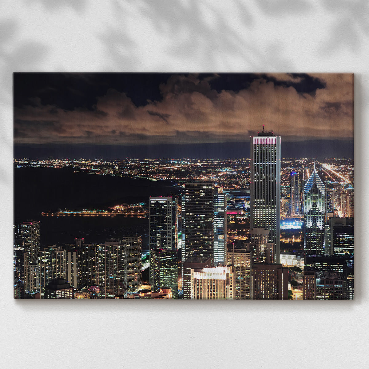 Chicago Aerial V - Gallery Wrapped Canvas