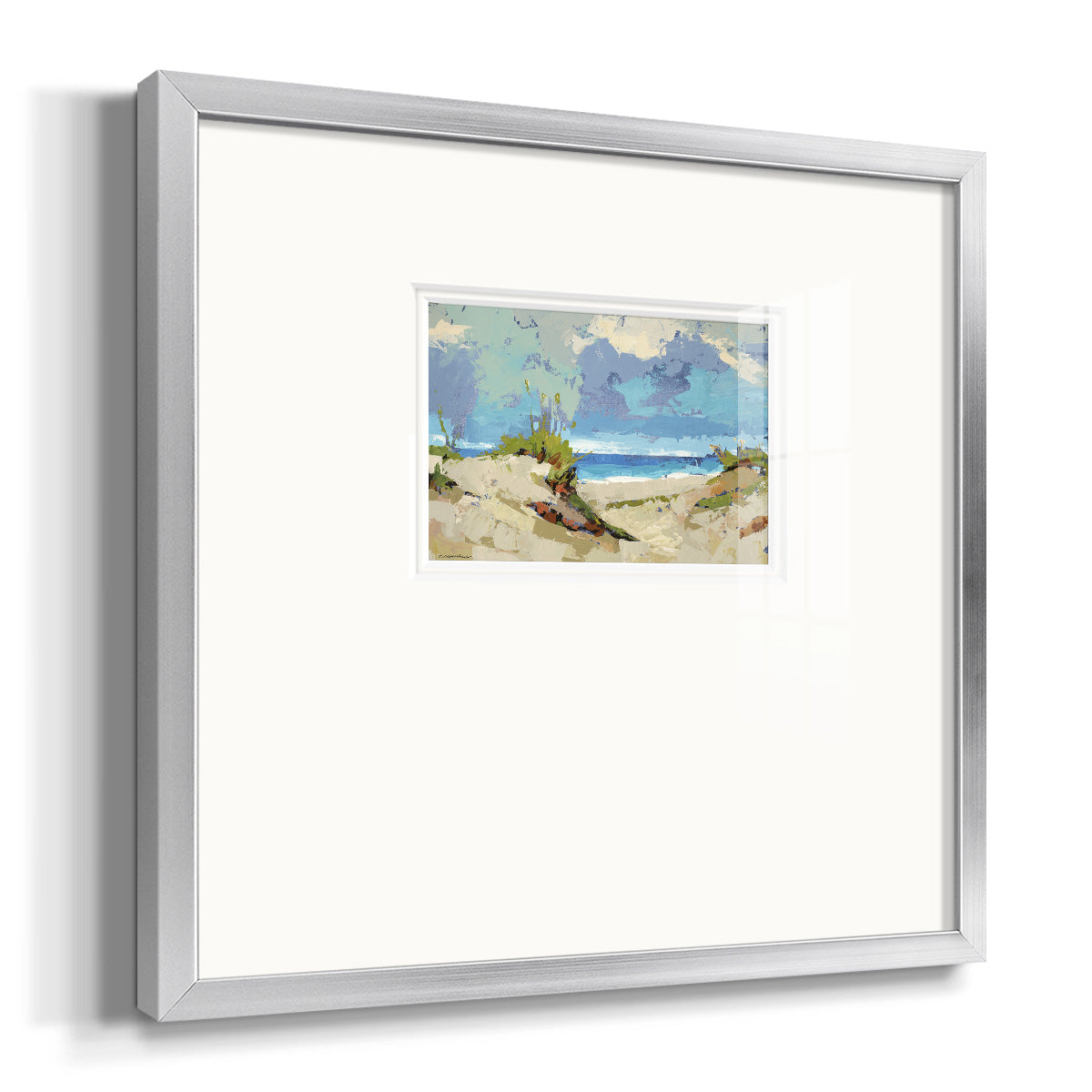 Dunes II Premium Framed Print Double Matboard