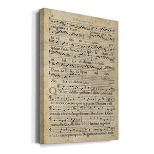 Vellum Songbook III - Canvas Art Print
