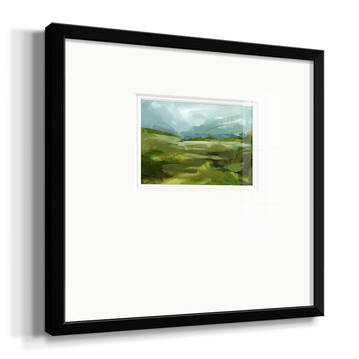 Emerald View II Premium Framed Print Double Matboard