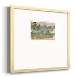 Wooded Tapestry Premium Framed Print Double Matboard