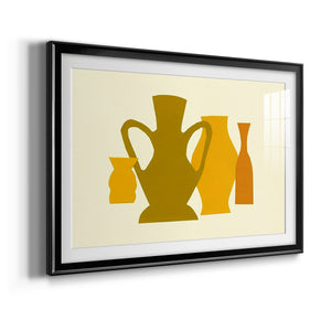Posing Pottery I - Modern Framed Art Print