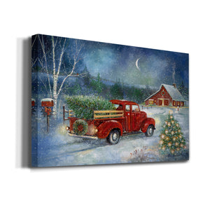 Christmas Delivery - Premium Gallery Wrapped Canvas  - Ready to Hang