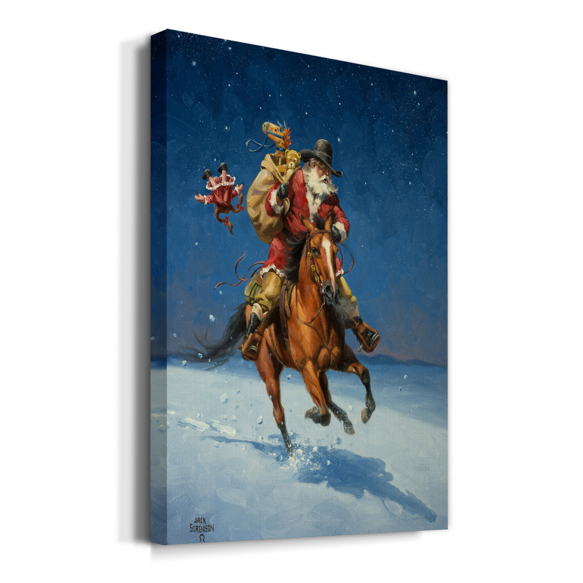 Midnight Rider Premium Gallery Wrapped Canvas - Ready to Hang