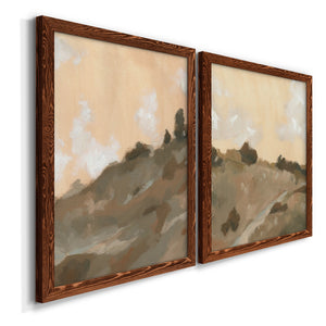 Hillside Walking Path III - Barnwood Framed Canvas Set