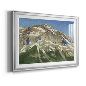 Vermillion Ascent - Modern Framed Art Print