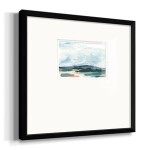 Pastel Vista I Premium Framed Print Double Matboard