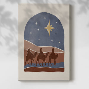 Boho Nativity II - Gallery Wrapped Canvas