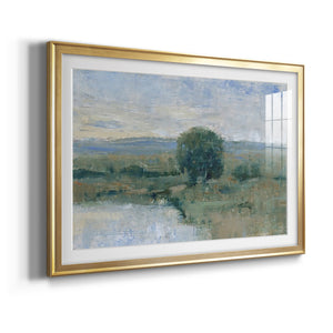 Riverbank Impression II - Modern Framed Art Print