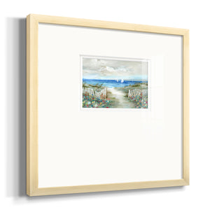 Coastal Garden Premium Framed Print Double Matboard