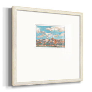 Pastel Western Vista II Premium Framed Print Double Matboard