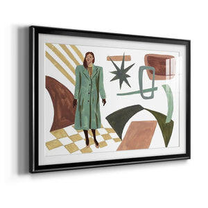 Vintage Vibes II - Modern Framed Art Print