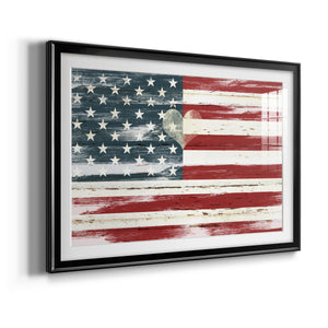 Heart of America - Modern Framed Art Print