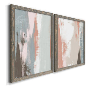 Sandstone Peel I - Premium Framed Canvas 2 Piece Set - Ready to Hang