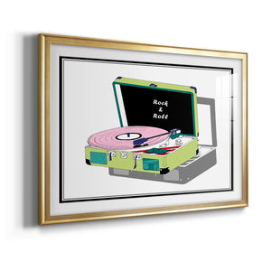 Record Shop II - Modern Framed Art Print