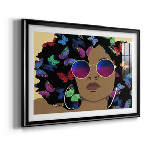 Butterfly Diva I - Modern Framed Art Print