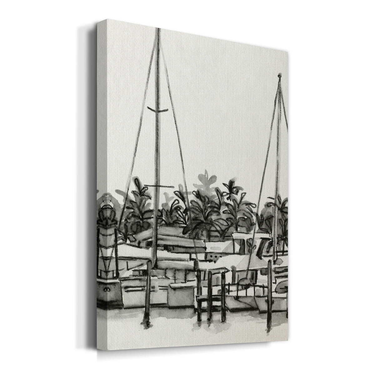 Neutral Tropics II Premium Gallery Wrapped Canvas - Ready to Hang