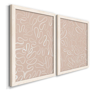 Matisse Pieces III - Barnwood Framed Canvas Set