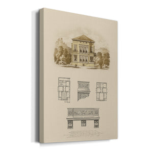Estate and Plan I - Canvas Art Print