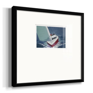 Day Sailing Premium Framed Print Double Matboard