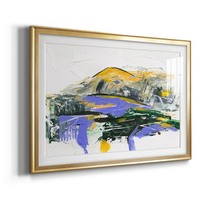 Silent Mountain V - Modern Framed Art Print