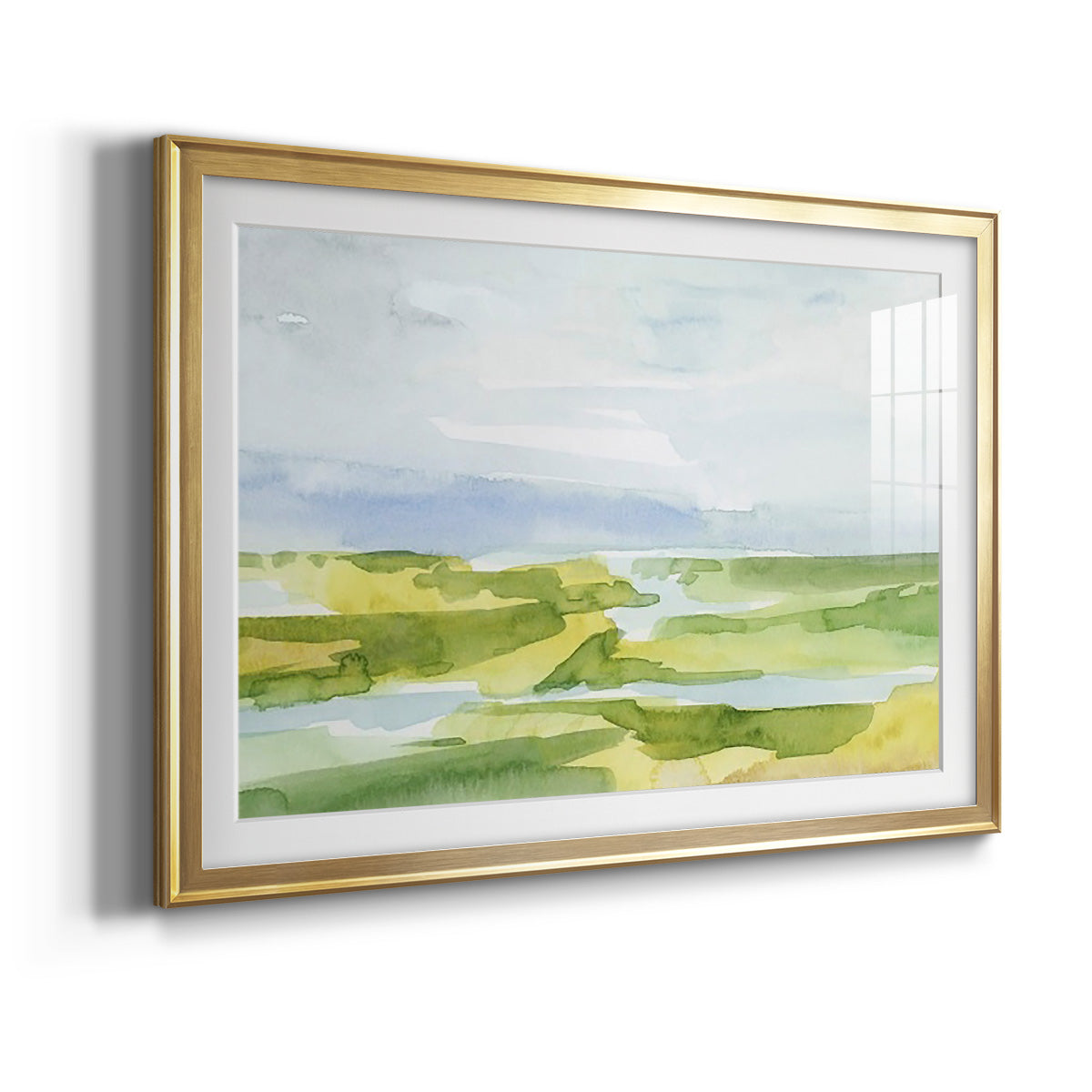 Watery Lowlands III Premium Framed Print - Ready to Hang