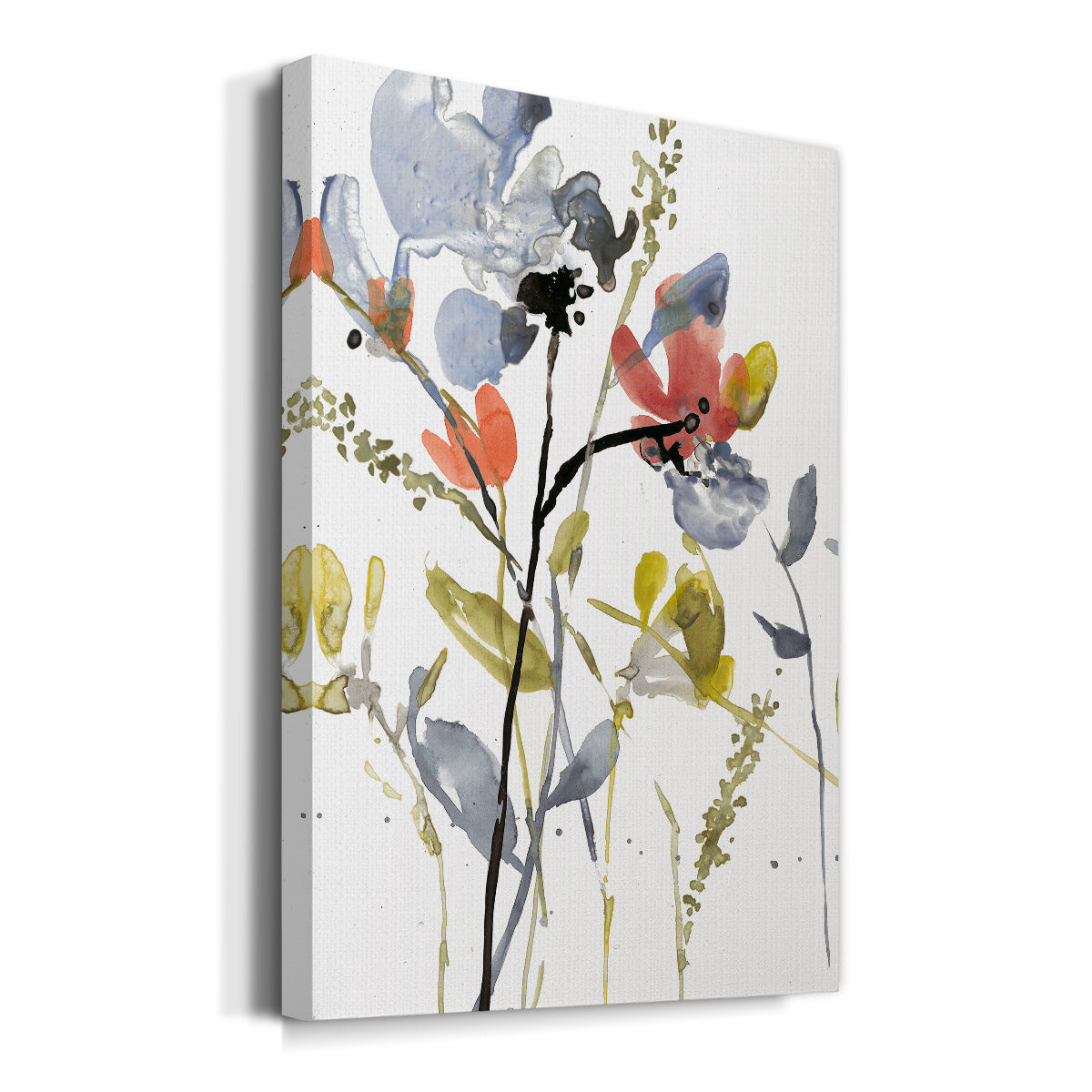 Flower Overlay II Premium Gallery Wrapped Canvas - Ready to Hang