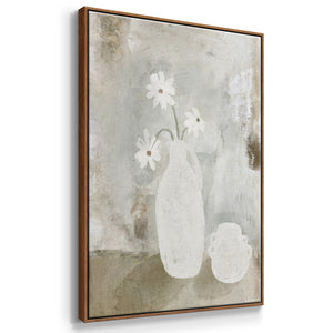 Sunday Blooms - Framed Premium Gallery Wrapped Canvas L Frame - Ready to Hang