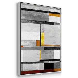 Retro Spectrum V7 - Framed Premium Gallery Wrapped Canvas L Frame - Ready to Hang