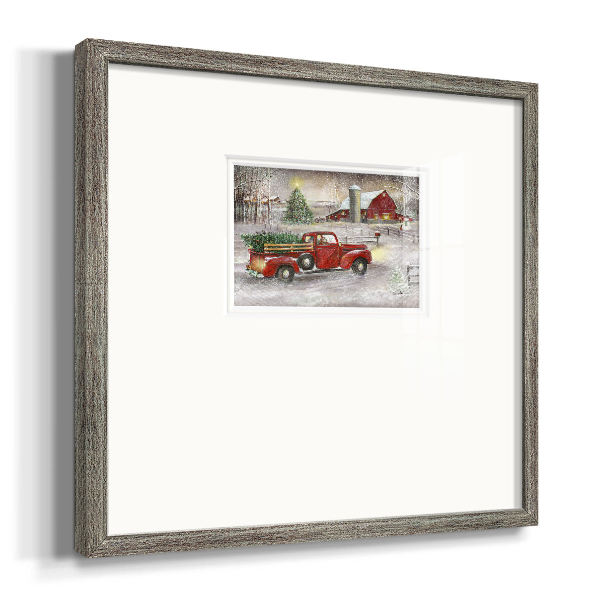 Making Christmas Memories Premium Framed Print Double Matboard