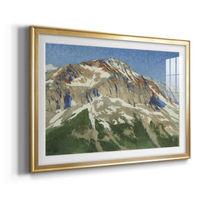 Vermillion Ascent - Modern Framed Art Print