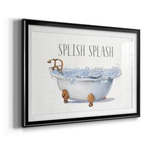 Splish Splash - Modern Framed Art Print