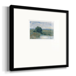 Riverbank Impression I Premium Framed Print Double Matboard