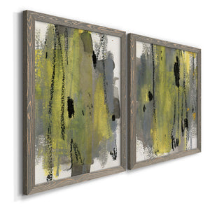 Loft Pastel I - Barnwood Framed Canvas Set