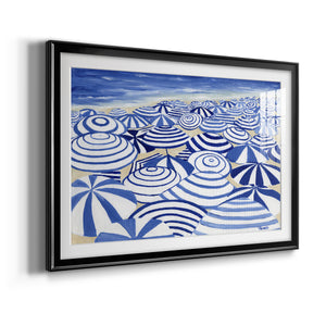 Candy Bowl Prussian Blue - Modern Framed Art Print