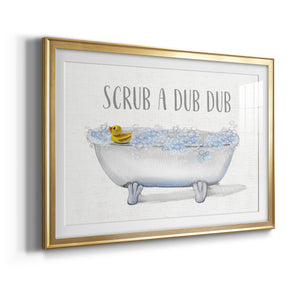 Scrub A Dub - Modern Framed Art Print