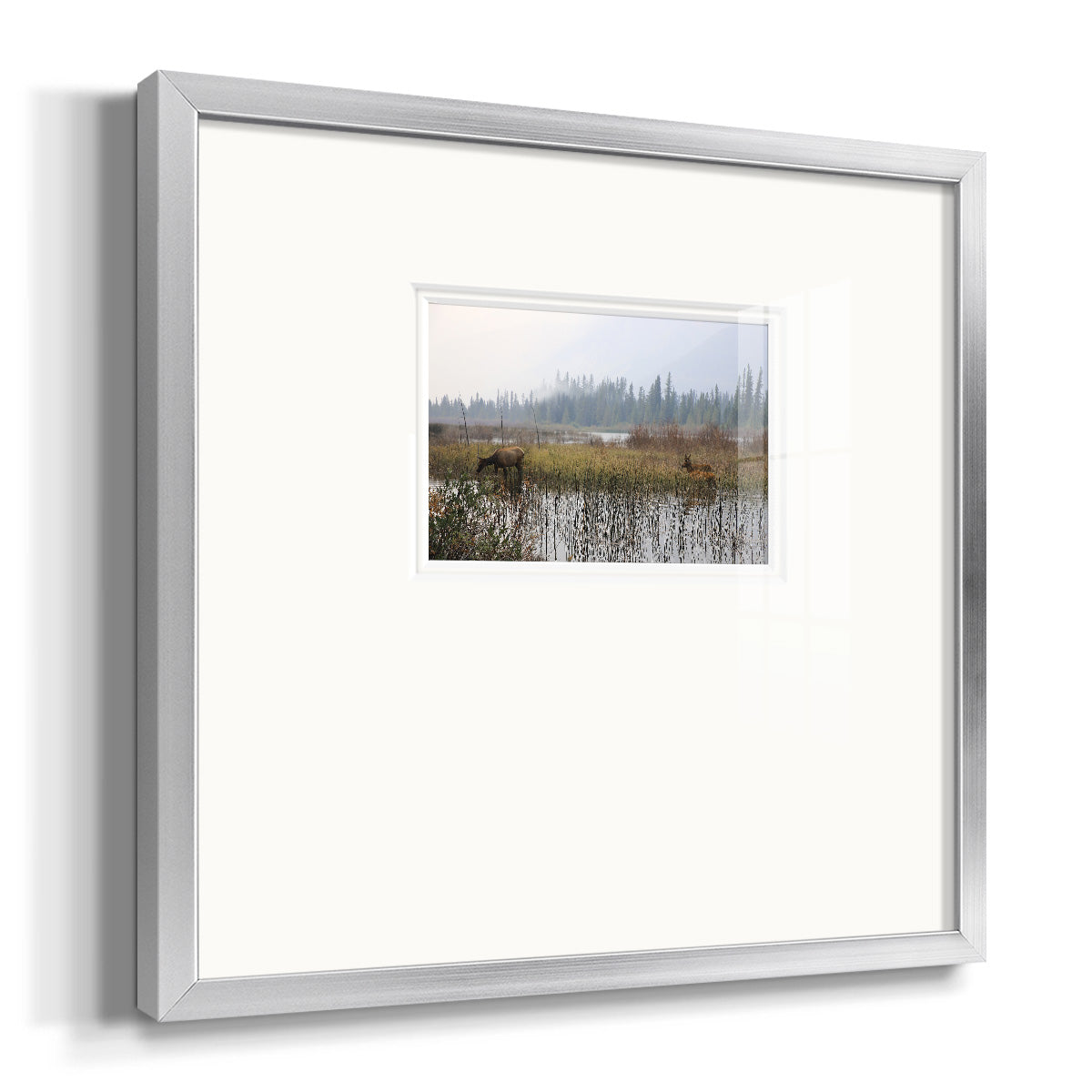 Out With The Twins Premium Framed Print Double Matboard