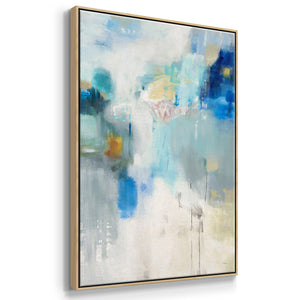 Celeste Motion I - Framed Premium Gallery Wrapped Canvas L Frame - Ready to Hang