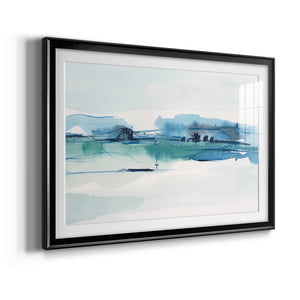 Ultramarine Vista II - Modern Framed Art Print