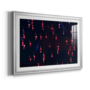Crimson Constellation - Modern Framed Art Print