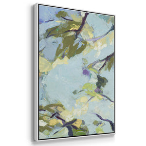 Aqua Sky - Framed Premium Gallery Wrapped Canvas L Frame - Ready to Hang
