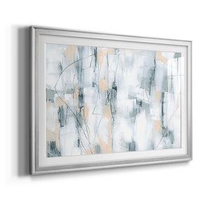 Stone Hatchmarks I - Modern Framed Art Print