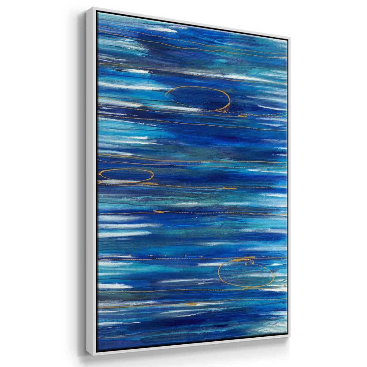 Waterworld - Framed Premium Gallery Wrapped Canvas L Frame - Ready to Hang