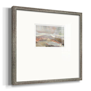 Distant Canyon Premium Framed Print Double Matboard