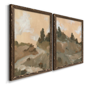 Hillside Walking Path I - Barnwood Framed Canvas Set