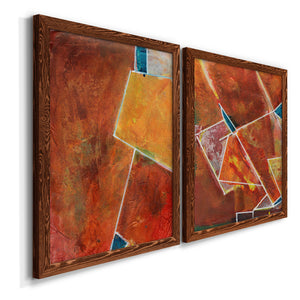 Primary Connection I - Barnwood Framed Canvas Set