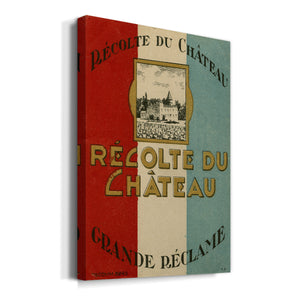 Recolte Du Chateau Premium Gallery Wrapped Canvas - Ready to Hang