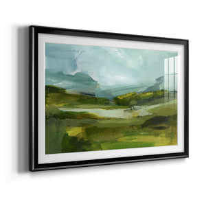 Emerald View III - Modern Framed Art Print